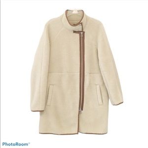 Madewell Faux Shearling Cocoon Coat